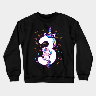 Funny Birthday Unicorn Crewneck Sweatshirt